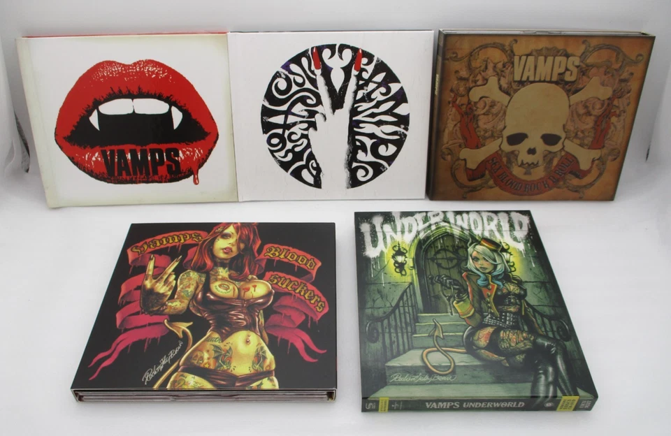 VAMPS 5CDs BEAST, UNDERWORLD, Bloodsuckers .. Japan import hyde L'Arc-en-Ciel - Image 1 of 4