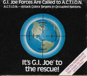De colección Hasbro GI Joe 1986 oferta por correo inserto papeleo - Imagen 1 de 1