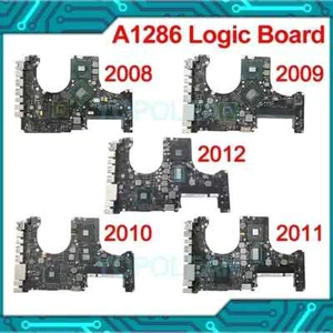 A1286 Motherboard For MacBook Pro15" A1286 Logic Board i5 i7 2008 2009 2010 2011 - Picture 1 of 15