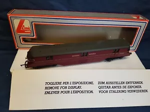 LIMA 205144 B.R MAROON DIESEL RAILCAR EXPRESS PARCELS W34W V.NEAR MINT BOXED - Picture 1 of 8