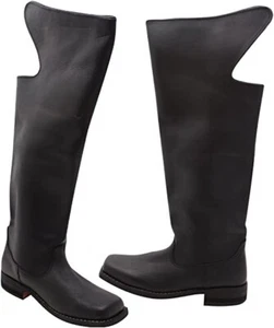 Civil War Dragoon Cavalry Boots US SIZE 5 - 15 High quality leather - Picture 1 of 2