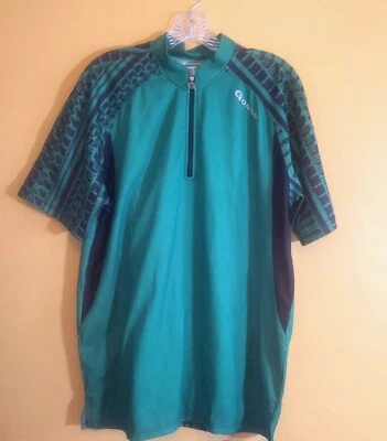 Camiseta de Ciclismo Gonso Vintage 25 Años Grande Verde 1/4 Bolsillos con Cremallera Envío Gratis Foto 1 de 4