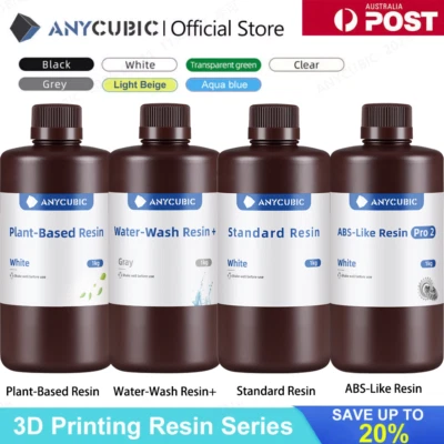 【Buy 10 Pay 6,Add 10】ANYCUBIC Water Wash/ABS-Like/Plant-based/High Speed Resin - image 1 of 4