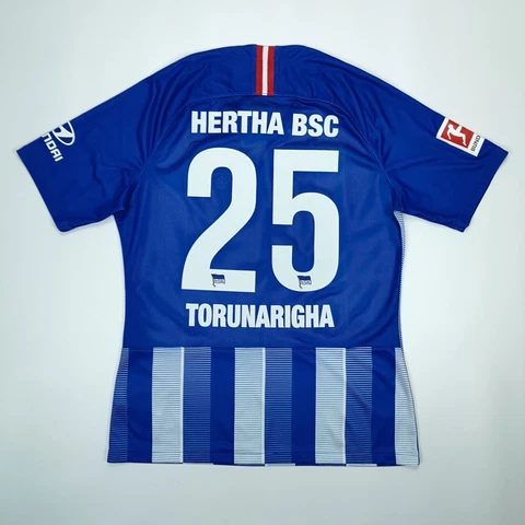 Torunarigha #23 Hertha Berlin 2018 2019 MATCH PLAYER ISSUE Nike Football Shirt Cover