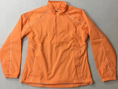 Under Armour Women Windbreaker Rain Jacket 1/2 Zip Orange Size XL - Image 1 of 4
