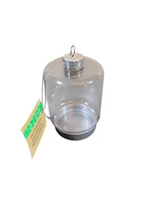 Hágalo usted mismo Adorno de tarro de albañil de plástico para manualidades árbol de Navidad transparente de 3,5" X 2,5" - Imagen 1 de 6