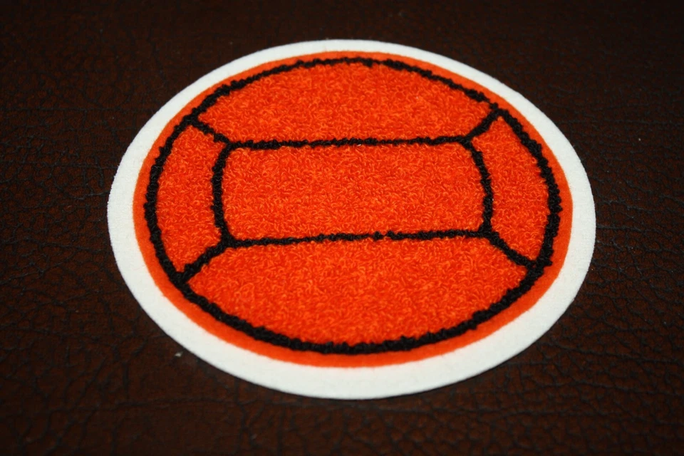 Vintage Letterman Varsity chenille VOLLEYBALL PATCH 5X5 INCHES - Image 1 of 1