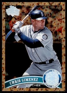 2011 Topps Cognac Diamond Anniversary Chris Gimenez Seattle Mariners #US222