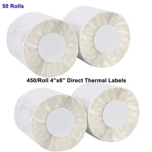 50 Rolle 450/Rolle 4x6 Direkte Thermische Versandetiketten Zebra 2844 Zp450 Zp500 Zp505 - Bild 1 von 7