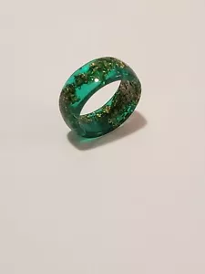 Grün Multi Resin Band - Größe 7 - Bild 1 von 4