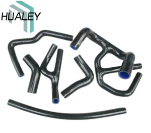 Silicone Radiator Hose For 90-96 Austin Rover Mini Cooper S SPi 1275 1.3L Black - Picture 1 of 4