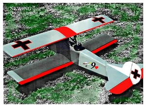 Fokker DVII 30-1/2" Span Model Airplane .PDF Plan on a USB ~ .10 - .15 Engine 🟢 - Picture 1 of 4