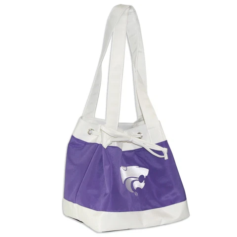 NCAA Designer Lunch Tote Embroidered Logo Bag Little Earth Cover