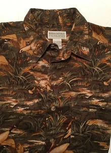 Banana Republic Safari & Travel Co. langärmliges Wildtierhemd (Gänse) Herren Small - Bild 1 von 8