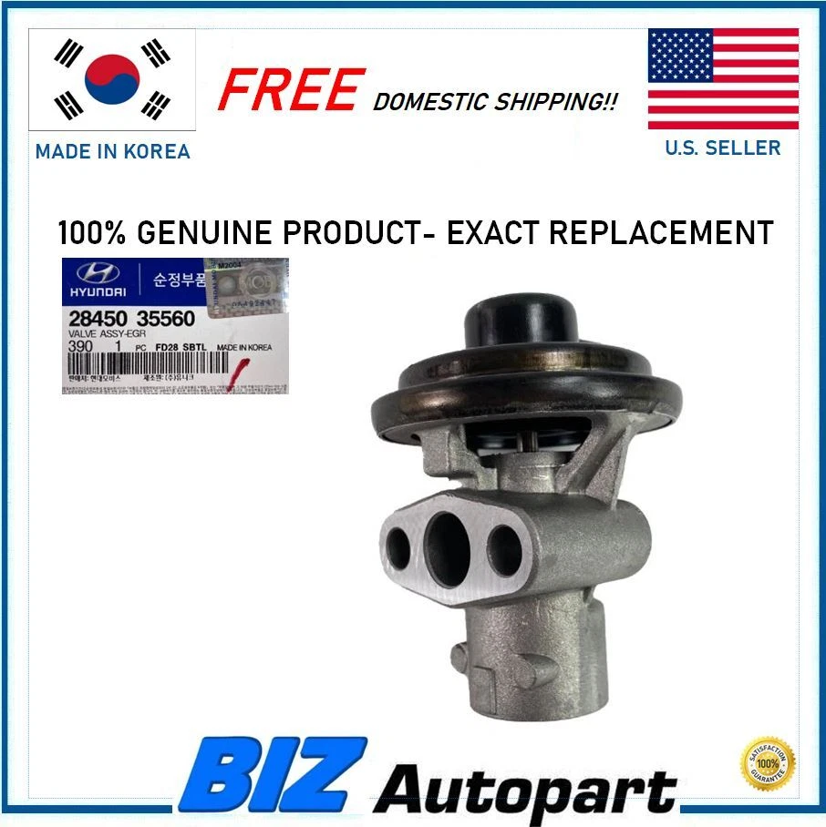 GENUINE ! EGR VALVE FOR 01-06 XG300 XG350 SANTA FE 04-06 AMANTI OE# 28450-35560 - Изображение 1 из 4