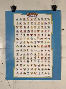 Vintage 1998 Scorpio #326a Pokemon Gotta Catch 'Em All Poster - Picture 1 of 4
