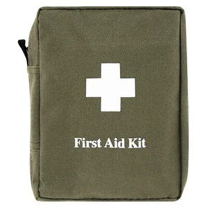 Kit de Primeros Auxilios Bolsa Médica MOLLE Juego de Supervivencia Grande Impermeable Oliva Mil-Tec - Imagen 1 de 9