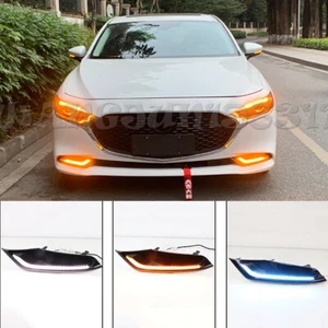 For Mazda 3 Axela 2020-2022 LED Daytime Running Light Front Fog Light 3 Color *2 - Picture 1 of 12