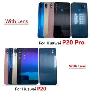 Back Battery Cover Rear Glass Housing Case Replacement For Huawei P20 Pro Lite - Zdjęcie 1 z 30