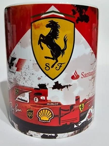 Taza de lata de aceite retro F1 Ferrari Fórmula 1 taza de té café regalo ideal - Imagen 1 de 4
