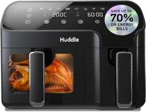 Friggitrice ad aria Huddle 8,5 L Premium doppio cestello tecnologia di cottura abbinata prezzo consigliato £ 149,99 - Foto 1 di 6