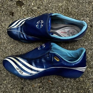 2006 ADIDAS F50 Tunit Blue +F50.7 Mens Soccer Cleats Football Size US 10 660240 - Picture 1 of 12