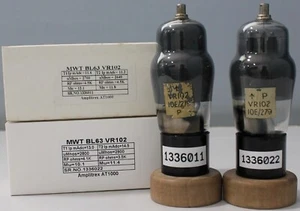 1MP MWT BL63 VR102 Black Base Made in England Amplitrex Tested #1336011 1336022 - Picture 1 of 12