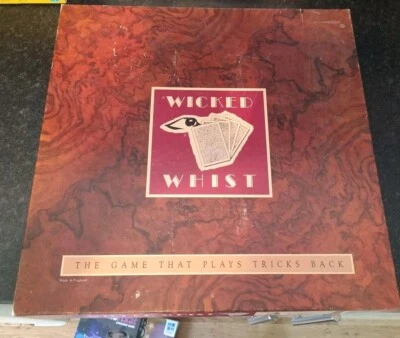WICKED WHIST THE GAME THAT PLAYS TRICKS BACK UNUSED VINTAGE BOARD GAME GIFT XMAS - Image 1 of 4