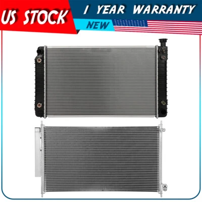 Radiator and AC Condenser Kit For 1996-1997 GMC P3500 Foto 1 de 4