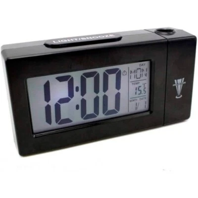 Reloj Proyector Escritorio con Pantalla LED | Proyector giratorio pared o techo - Imagen 1 de 4