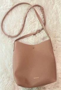 Bolso Bandolera Anthropologie Samara Cuero Vegano Medio Hombro Cartera - Imagen 1 de 14
