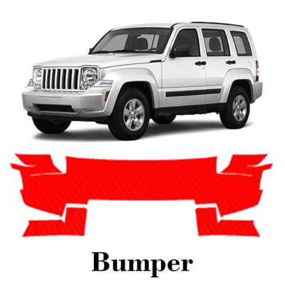 Película de protección de pintura PPF precortada para parachoques delantero para Jeep Liberty 2008-2013 Foto 1 de 4