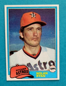 1981 Topps #240 Nolan Ryan Houston Astros Baseball Card HOF Near Mint - Picture 1 of 2