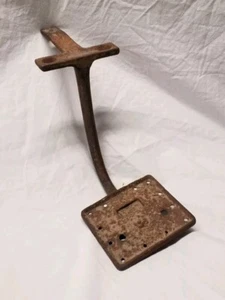 Antike Gusseisen Buggy Stufe Authentisch Industrie Landhausstil Wandhalterung Halter - Bild 1 von 15