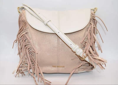 Bolso Bandolera Vera Bradley Blanco Flecos Cuero Meredith Foto 1 de 4