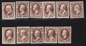 US O72P4-O82P4 Treasury Department Official Card Proofs VF-XF SCV $110 (-08) - Picture 1 of 2
