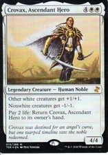 Crovax, Ascendant Hero MTG CCG Time Spiral Remastered FOIL M/NM Mythic Rare