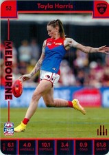 2023 Melbourne Demons AFLW TeamCoach Card - Tayla Harris