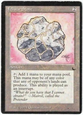 MTG  -  The Dark  -  Fellwar Stone  MP  -  Uncommon Artifact w/Mana Fixing! - Image 1 of 2