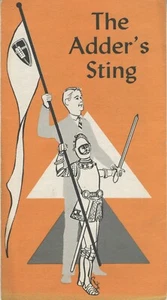 Folleto de Templanza "Adder's Sting" Convención Bautista del Sur de Colección Años 50 - Imagen 1 de 4