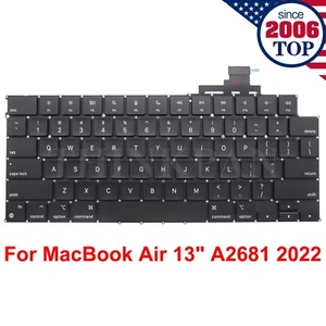 New Keyboard Replacement US Layout For MacBook Air 13" M2 A2681 2022 - Picture 1 of 5