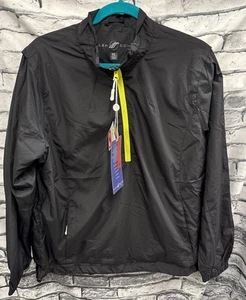 Glen Echo Golf Half Zip Jacket Black Men's XL New With Tags - Picture 1 of 6