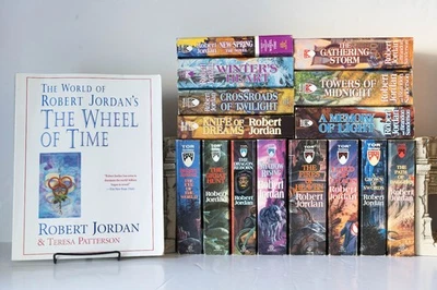 WHEEL OF TIME Complete Series Lot of 16 (#1-14, Pre) Set Original Cover PB Books - Image 1 of 4