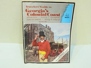 Vintage 1981 Traveler's Guide to Georgia's Colonial Coast - Picture 1 of 2