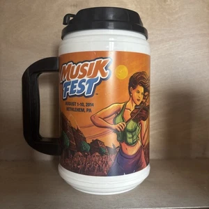 Musikfest Becher 2014 nachfüllbar Bier Plastik Souvenir Bethlehem PA EUC - Bild 1 von 7