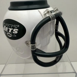 New York Jets NFL Football FanMug Fan Mug Helmet Can Cup Holder Koozie Plastic - Picture 1 of 12