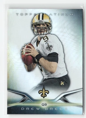 2014 TOPPS PLATINUM DREW BREES #18 SAINTS READ - Image 1 of 3