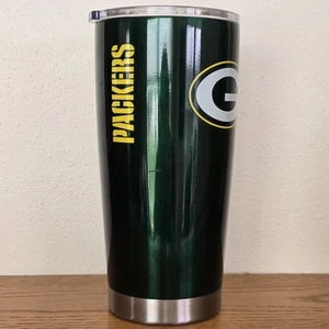 Green Bay Packers NFL Travel Tumbler 20oz Stainless Steel - Picture 1 of 6