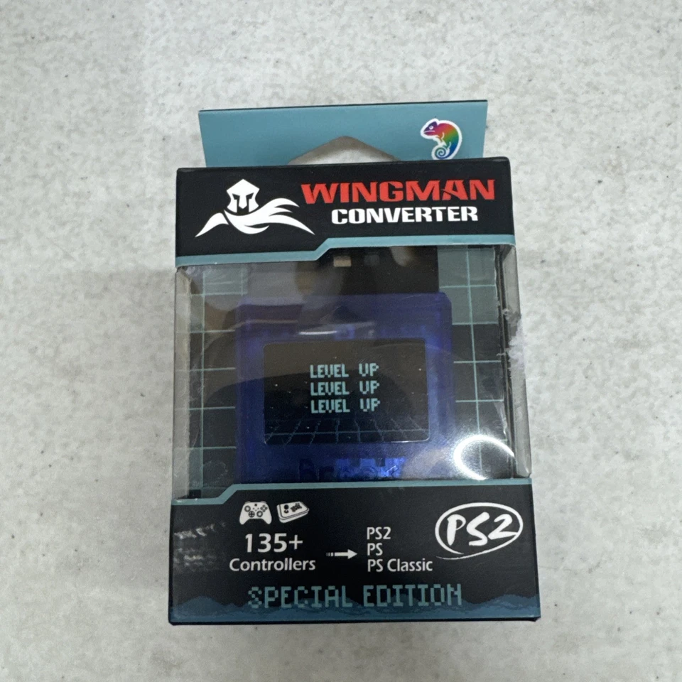 Brook  Wingman PS2 Converter Wireless Version PS4/3 to PS2/1 Starry Blue - Image 1 of 4