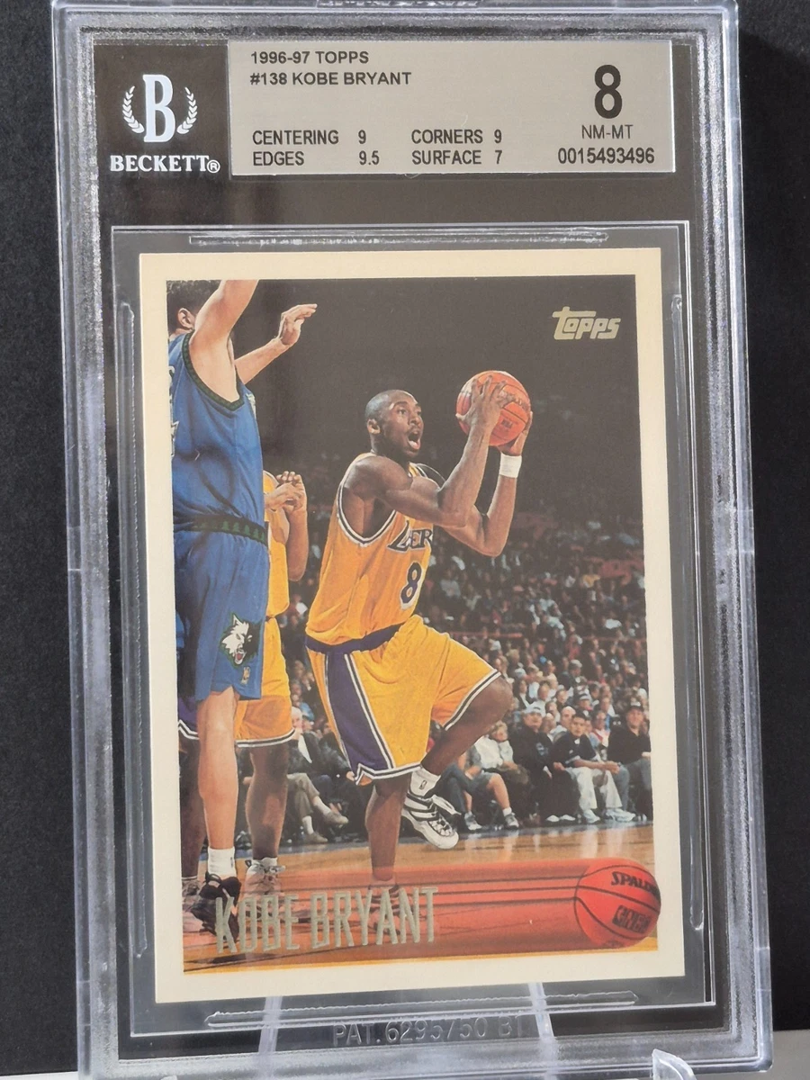 Kobe Bryant 8 Graded Rookie Basketball Trading Cards & Accessories